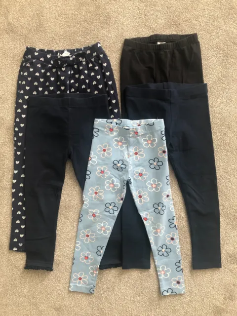 Pacchetto pantaloni leggings bambina età 4-5 anni George Next in perfette condizioni