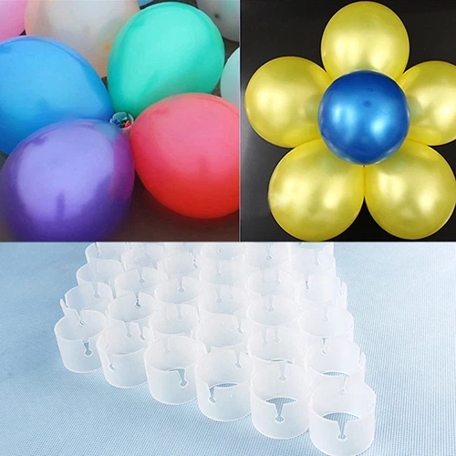 5 / 10 / 20 ou 30pcs décoratif, connecteurs de ballons à clips: fête, mariage,..