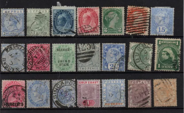 British Commonwealth QV used collection WS33438