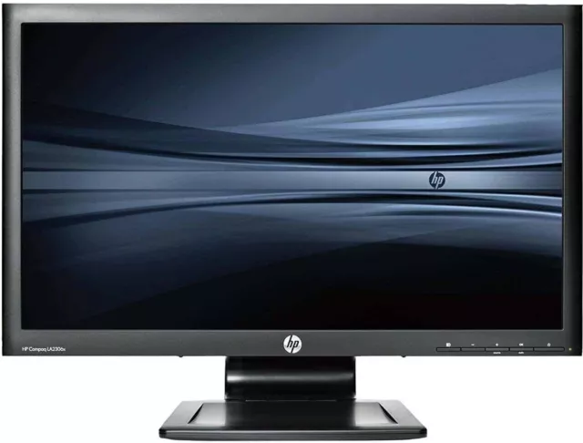 HP LA2306X 23" Inch LCD LED Monitor VGA DVI DP WIDESCREEN 16:9 1080p BLACK *USED