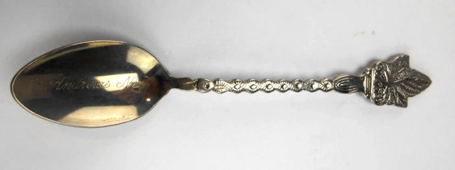 Silver Plate 5" SOUVENIR Demitasse Spoon ST ANDREWS N.B.
