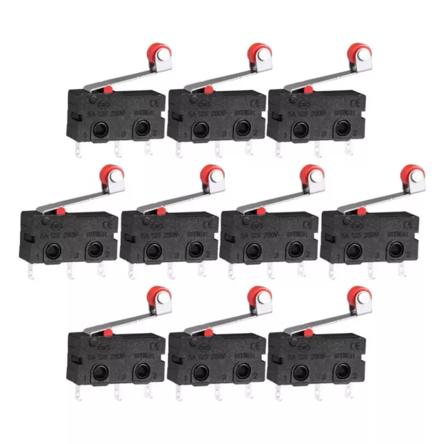 10X Endschalter Micro 3D Drucker Öffner/Schließer Microswitch Endstop Rollen Neu