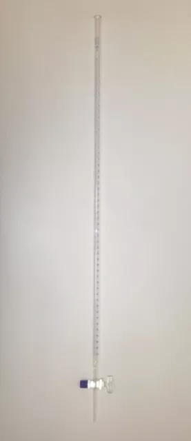 Burette with Glass Stopcock 50mL 50 mL Class A Geissler Buret Borosilicate Lab