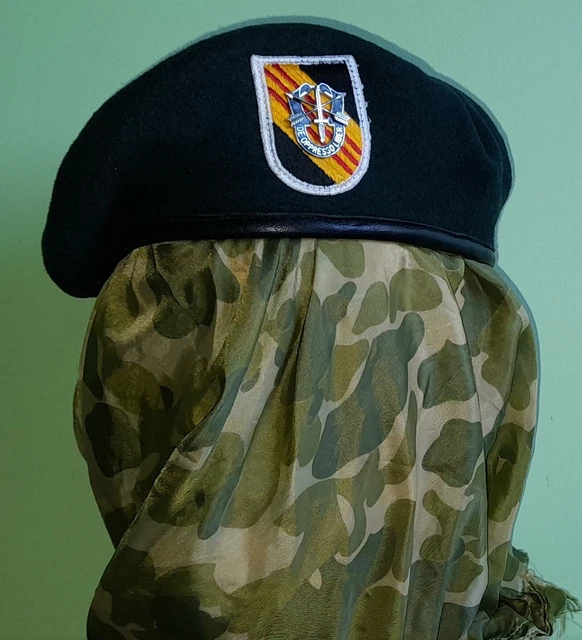 BERET VERT & GREEN BERET" 5th SPECIAL FORCES GROUP US ARMY VIETNAM 1968 ...