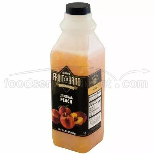 Fruit In Hand Strawberry Pourable Fruit Puree, 35 Ounce -- 6 per