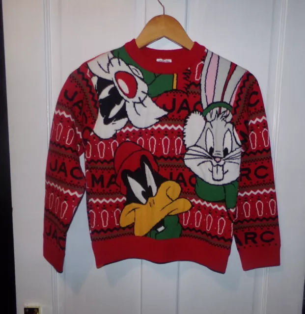 Marc Jacobs Festive Looney Tunes jumper age 10 years BNWT