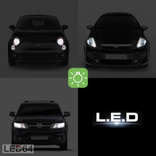 2 ampoules à LED Blanc Veilleuses / Feux de position pour FIAT Barchetta