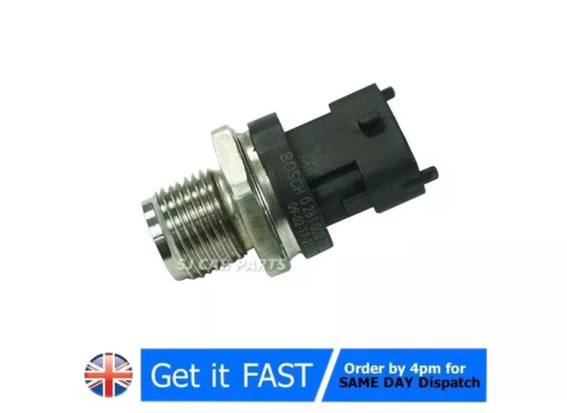 Bosch Fuel Rail Pressure Sensor For Ford Volvo Renault Vauxhall Fiat 0281002706