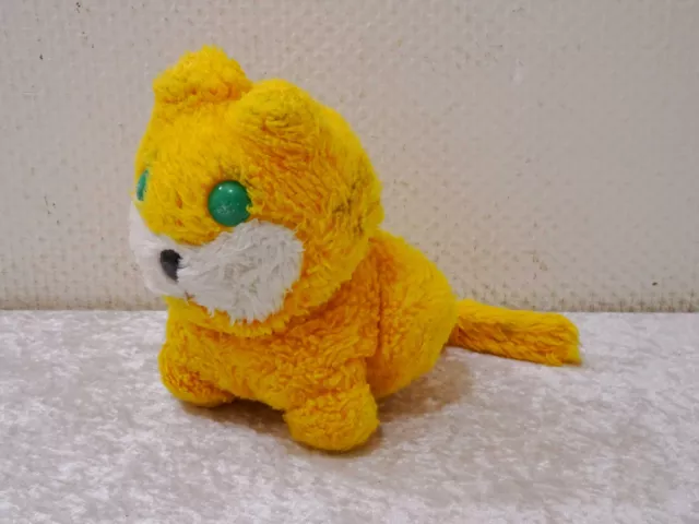 efzji8 - DDR Design Spielzeug Plüschtier Stofftier Baby Tiger - Vintage um 1970