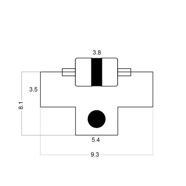 6 x Rollsättel für Tune-O-Matic Gitarrenbrücke 2