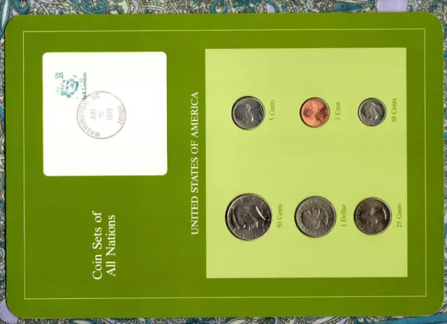Coin Sets of All Nations United States All 1991 but $1 1979 5 cents 1989
