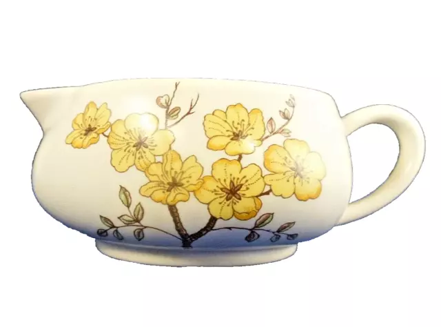 Vintage Carlton Ware Small Jug. Hand Painted Yellow Flowers. Made In England