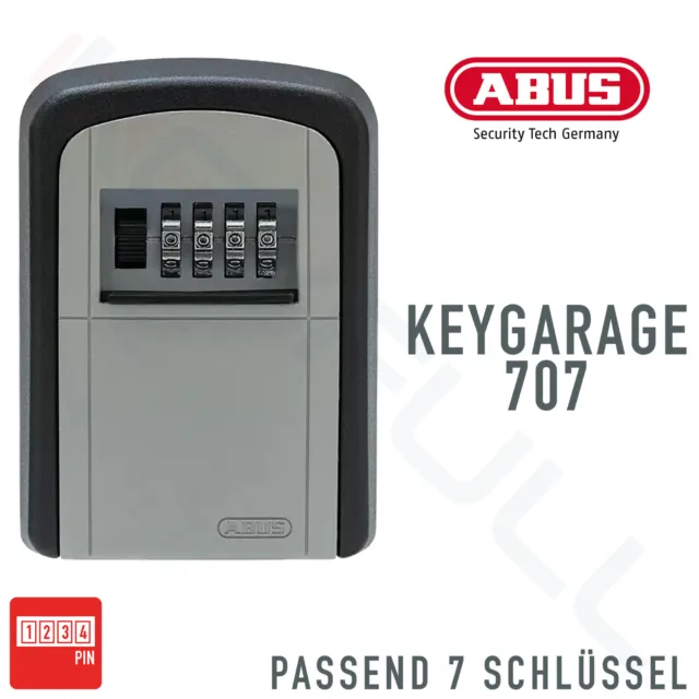 ABUS KeyGarage™ Schlüsseltresor zur Wandmontage Schlüsselsafe Schlüsselbox