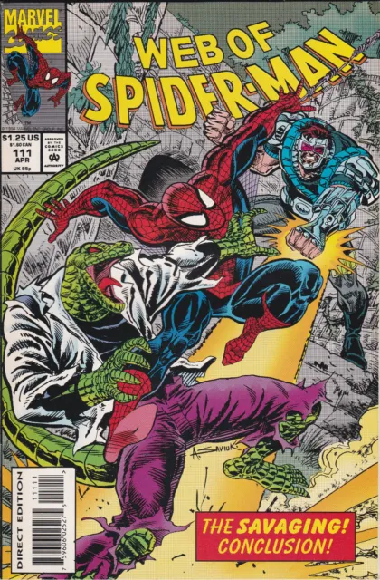 Web of Spider-Man #111 Vol. 1 (1985-1998, 2012)Marvel Comics,Direct