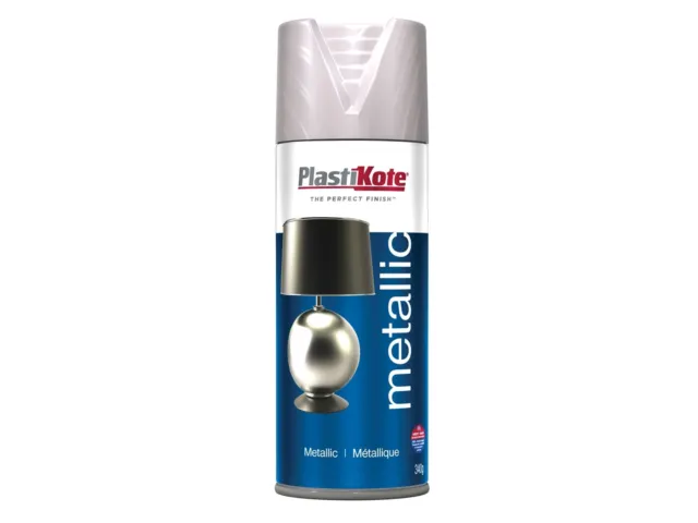 Níquel cepillado en aerosol metálico PlastiKote 400 ml