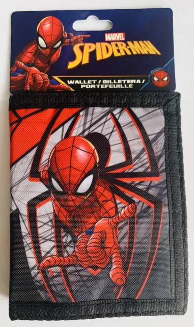 Spiderman Spider-Man Kids Trifold Wallet For Kids Or Adults Fun Ships FAST!