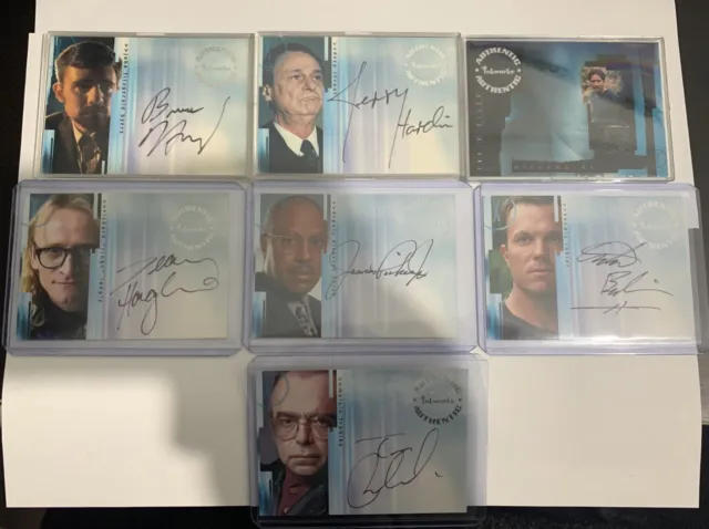 X-Files Seasons 1 to 9 Auto Autograph / Costume Pieceworks Card Selection