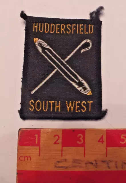 Vintage Boy Scouts Huddersfield South West District County Area Badge (L)