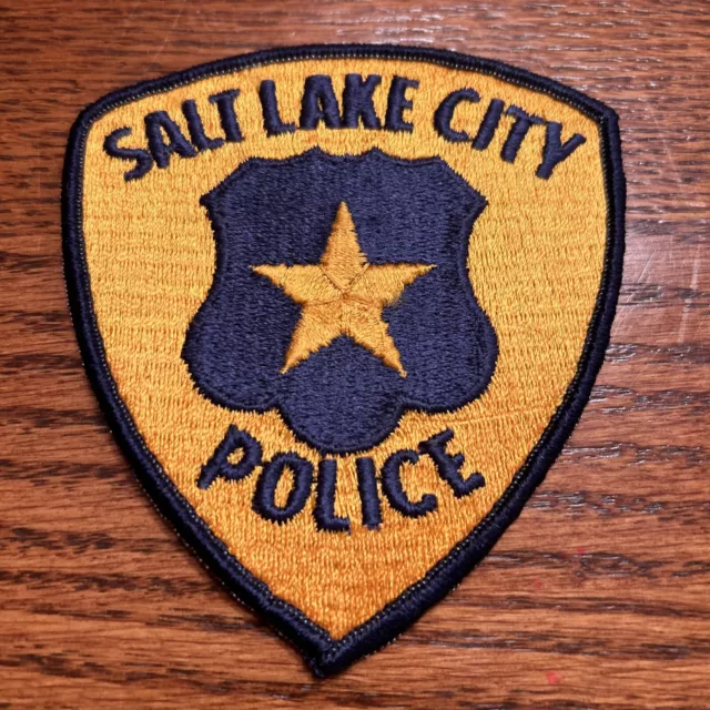 Salt Lake City Utah Ut Police Early Obsolete Patch