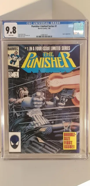 Punisher 1986 limited series Set Marvel cgc graded comics
