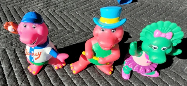 Pince à Cheveux Barney Le Dinosaure 1993 - Collector Vintage Adorable - Envoi Rapide