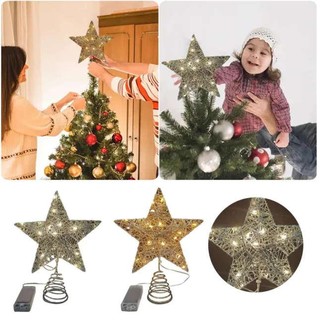 Christmas Tree Topper For Christmas Decoration Star Christmas Tree Topper For