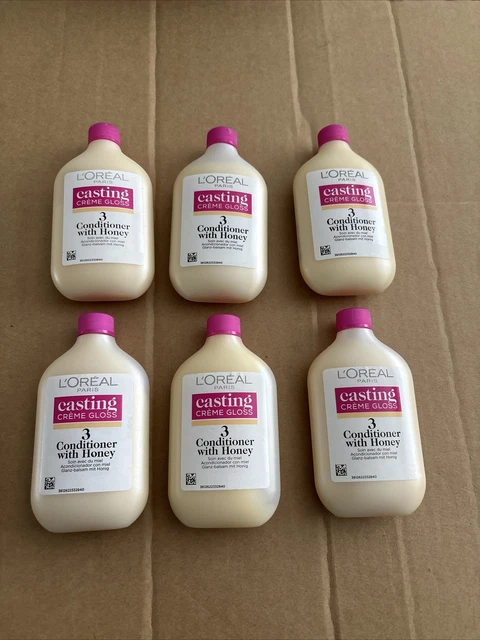 L’OREAL PARIS CASTING Creme Gloss Conditioner with Honey 6 x 60ml £26. ...