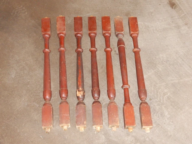 7 Vintage Stair Way Balusters