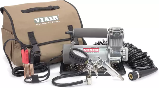 VIAIR 400P - 40045, Automatic Function Portable Compressor Kit, Tire Pump, Truck