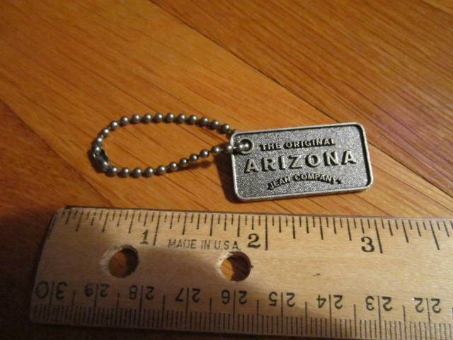 JC Penney Arizona Jean Co. Keychain Metal Collectible FREE SHIP