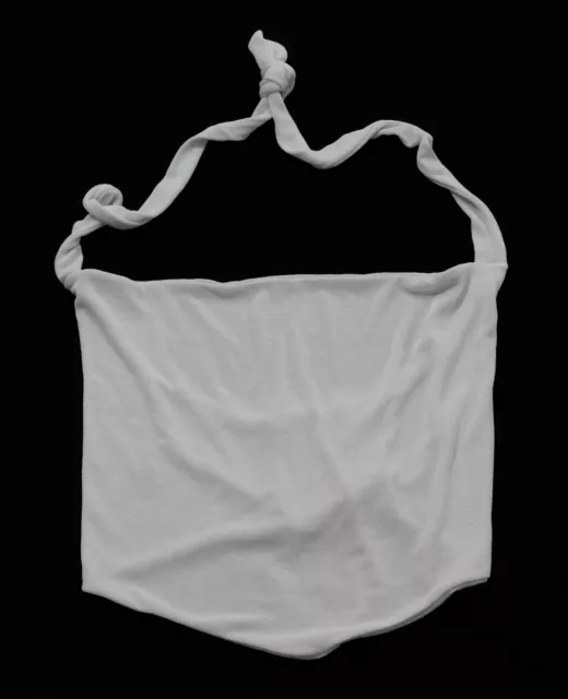 ASOS DESIGN Women's Slinky Cowl Neck Halter Top AR8 White Size US: 6 UK: 10