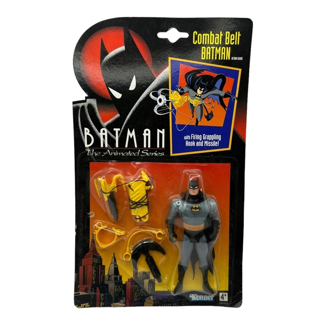 1992 KENNER BATMAN Animated Series 1 Batman (Combat Belt) Uk Version