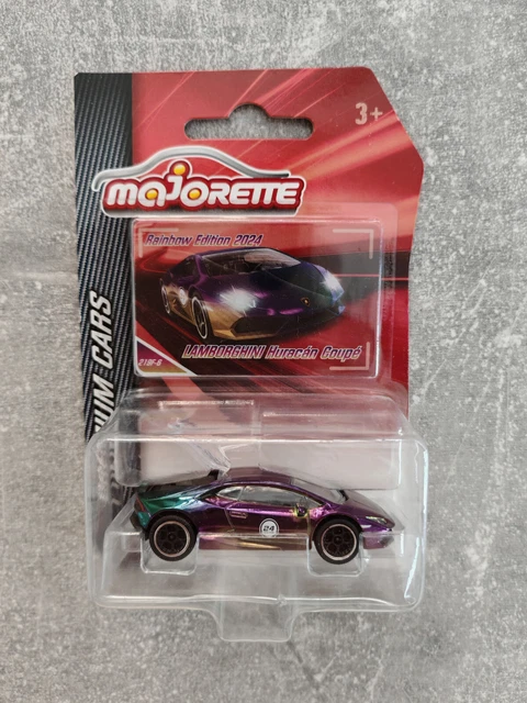 Majorette Lamborghini Huracan Coupé - Édition Rainbow 2024 - Voiture Miniature 1:64 Neuve - Premium Cars