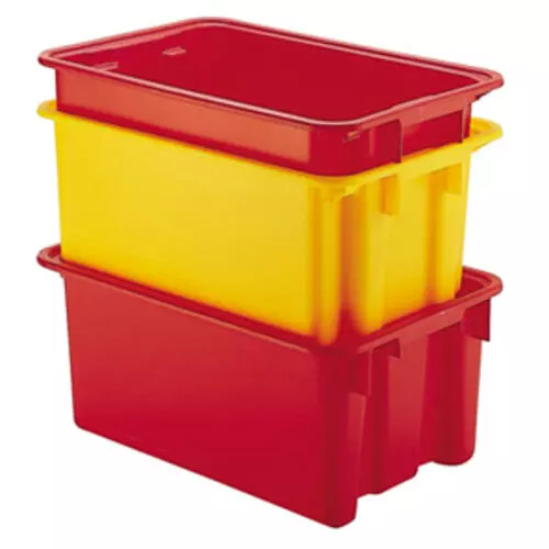 Drehstapelbehälter aus PE, Stapelbehälter, Volumen und Farbe wählbar, VE 5 Stk.
