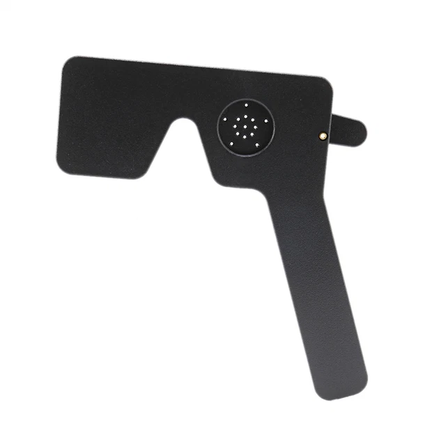 Professional Ophthalmic Lorgnette 17 Pinhole Black Plastic Vision Test Eye9120