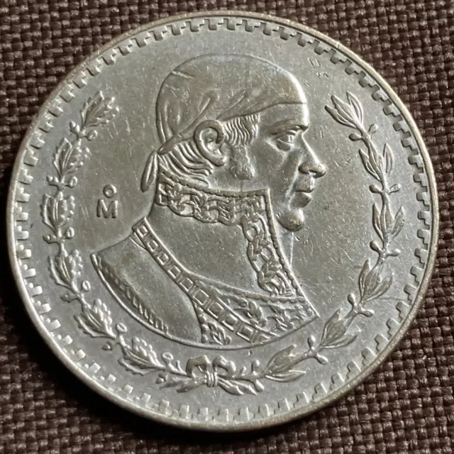 PIECE DE 1 PESO 1962 Estados Unidos Mexicanos EN ARGENT