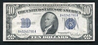 Fr. 1705 1934-D $10 Ten Dollars Blue Seal Silver Certificate Gem Uncirculated