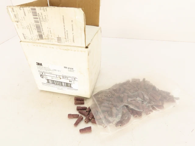 3M 97239 Full Tapered Cartridge Roll 3/8"x1"x1/8 60 Grit Box Of 130