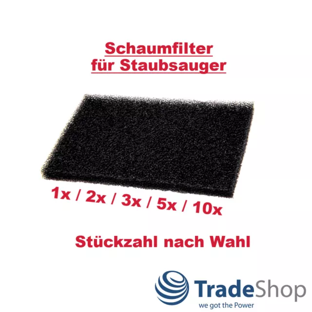 1x-10x Schaum Filter Motorschutzfilter für Staubsauger - 9000844887, AEF03