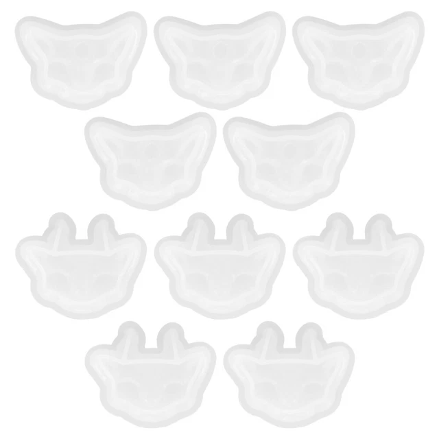 10 PIEZAS Gel de sílice Molde de epoxi Accesorios Para Fabricación de Joyería Llavero