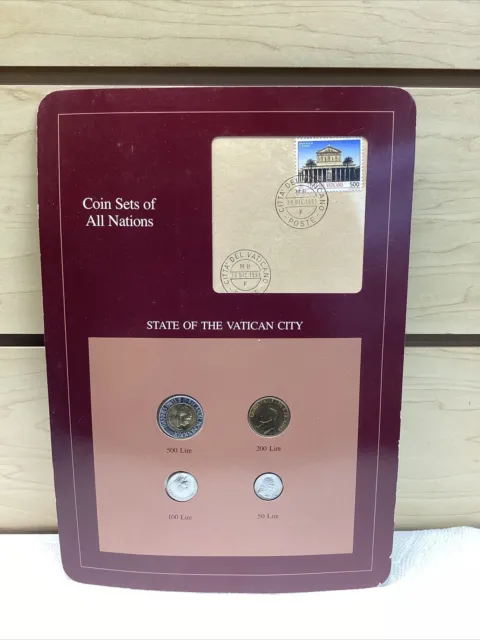 Coin Sets of All Nations Vatican 1991-1992 UNC 20DIC1993