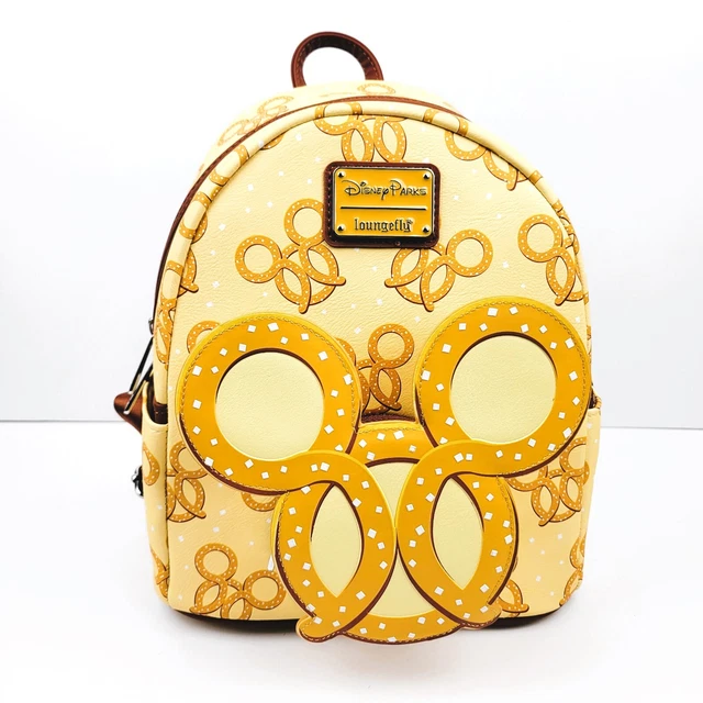 Loungefly Disney Parks Mickey Mouse Pretzel Scented Mini Backpack