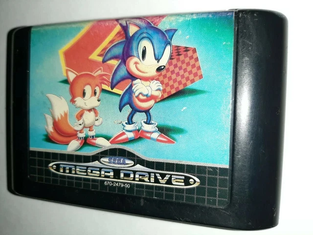 SONIC THE HEDGEHOG 2 Sega Mega Drive Cartridge Cart 670-2479-50 £6.95 ...