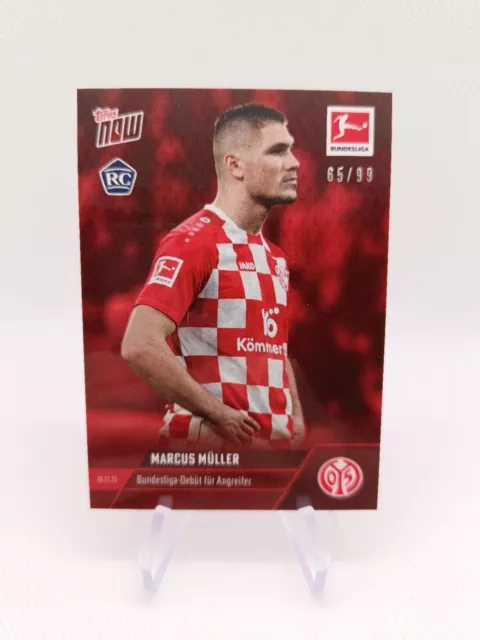 Topps Now Bundesliga 2023 - Marcus Müller RC Red Parallel /99 FSV Mainz