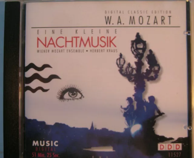 CD Mozart Eine klein Nachtmusik Divertimento D-dur F-dur Serenata notturna Kraus