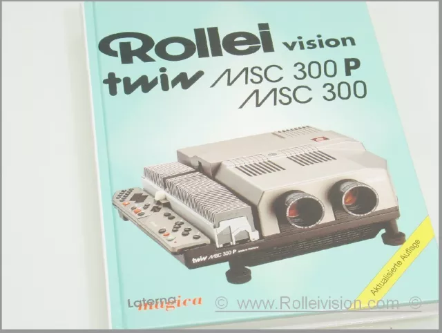 Rollei MSC 300 P 330P 325P 535P twin proiettore diapositive libro lanterna magica disco