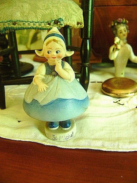 Ancienne Poupée Googly En Porcelaine – Kestner Germany – Tête Articulée