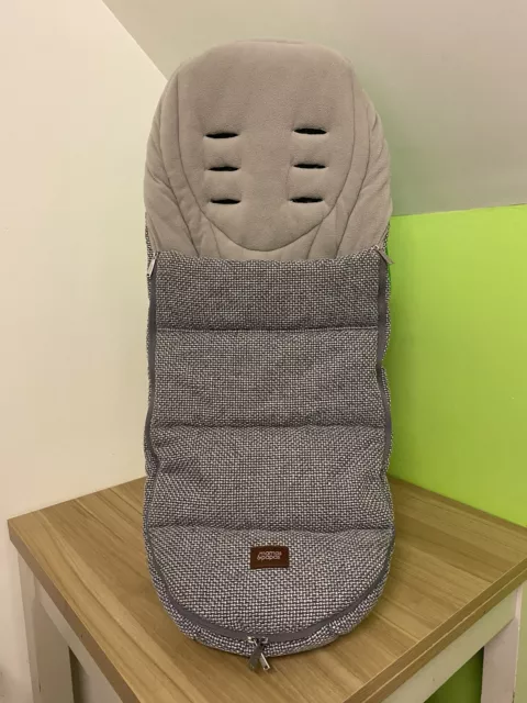 Mamas & Papas Urbo 2 Fußmuff Cosytoes - panamagrau