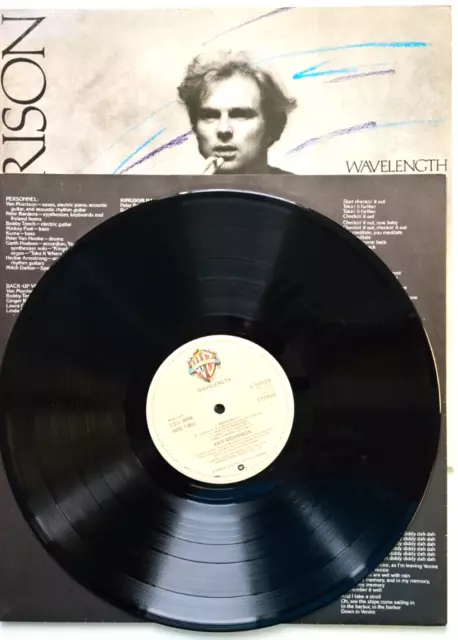 Van Morrison Wavelength LP Album vinyl record 1979 blues rock with inner black
