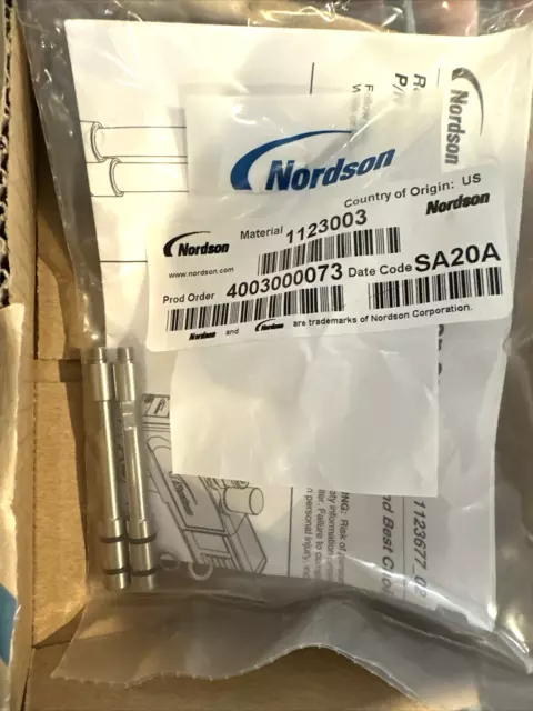 Nordson 1123003 Solénoïde Tube Kit pour Slimline (OEM Authentique) Neuf